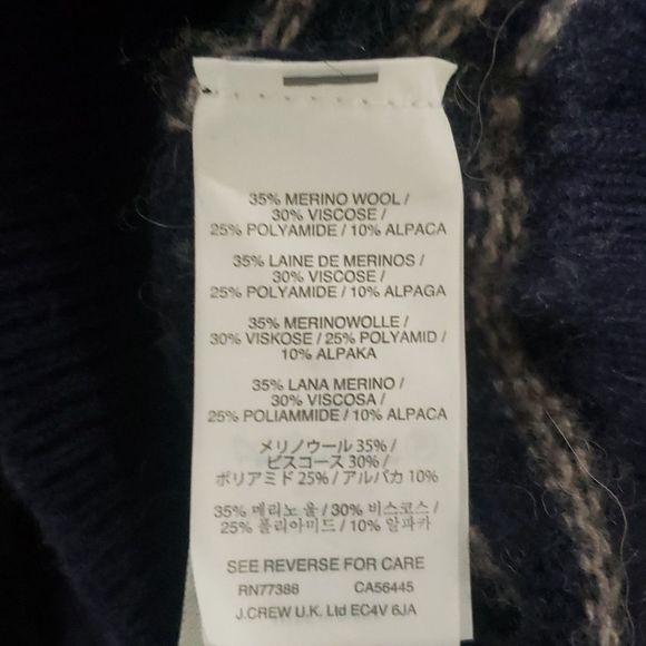 J. Crew Navy and White Striped Sweater - Picture 7 of 7